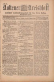 Kostener Kreisblatt: amtliches Ver&ouml;ffentlichungsblatt f&uuml;r den Kreis Kosten 1900.01.23 Jg.35 Nr7