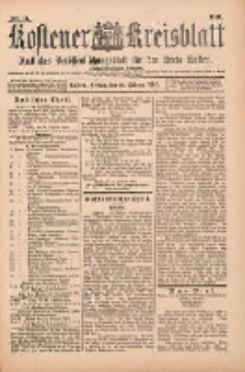 Kostener Kreisblatt: amtliches Ver&ouml;ffentlichungsblatt f&uuml;r den Kreis Kosten 1900.02.16 Jg.35 Nr14