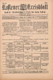 Kostener Kreisblatt: amtliches Veröffentlichungsblatt für den Kreis Kosten 1900.02.20 Jg.35 Nr15