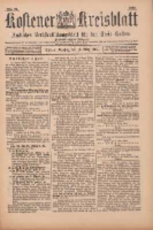 Kostener Kreisblatt: amtliches Ver&ouml;ffentlichungsblatt f&uuml;r den Kreis Kosten 1900.03.13 Jg.35 Nr21