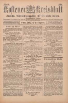 Kostener Kreisblatt: amtliches Ver&ouml;ffentlichungsblatt f&uuml;r den Kreis Kosten 1900.03.23 Jg.35 Nr24