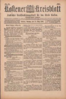 Kostener Kreisblatt: amtliches Ver&ouml;ffentlichungsblatt f&uuml;r den Kreis Kosten 1900.03.27 Jg.35 Nr25