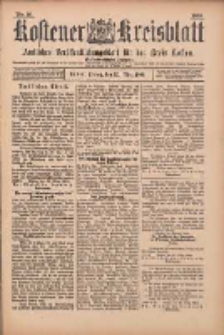 Kostener Kreisblatt: amtliches Ver&ouml;ffentlichungsblatt f&uuml;r den Kreis Kosten 1900.03.30 Jg.35 Nr26