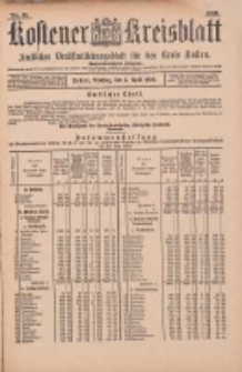 Kostener Kreisblatt: amtliches Veröffentlichungsblatt für den Kreis Kosten 1900.04.03 Jg.35 Nr27