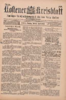 Kostener Kreisblatt: amtliches Veröffentlichungsblatt für den Kreis Kosten 1900.04.17 Jg.35 Nr31