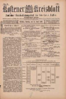 Kostener Kreisblatt: amtliches Veröffentlichungsblatt für den Kreis Kosten 1900.04.24 Jg.35 Nr33