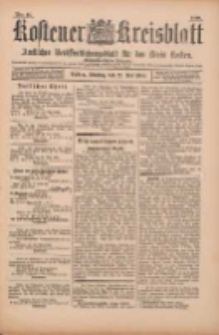 Kostener Kreisblatt: amtliches Ver&ouml;ffentlichungsblatt f&uuml;r den Kreis Kosten 1900.05.22 Jg.35 Nr41