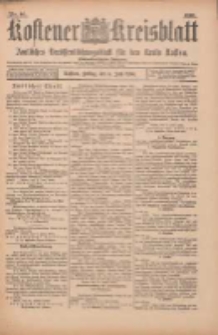 Kostener Kreisblatt: amtliches Ver&ouml;ffentlichungsblatt f&uuml;r den Kreis Kosten 1900.06.08 Jg.35 Nr46