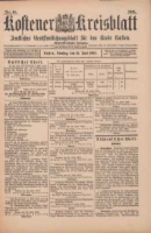Kostener Kreisblatt: amtliches Veröffentlichungsblatt für den Kreis Kosten 1900.06.19 Jg.35 Nr49
