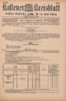 Kostener Kreisblatt: amtliches Veröffentlichungsblatt für den Kreis Kosten 1900.06.26 Jg.35 Nr51