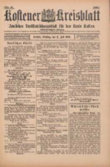 Kostener Kreisblatt: amtliches Ver&ouml;ffentlichungsblatt f&uuml;r den Kreis Kosten 1900.07.17 Jg.35 Nr57