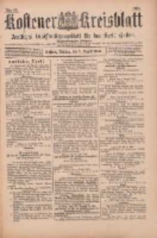 Kostener Kreisblatt: amtliches Veröffentlichungsblatt für den Kreis Kosten 1900.08.07 Jg.35 Nrr63