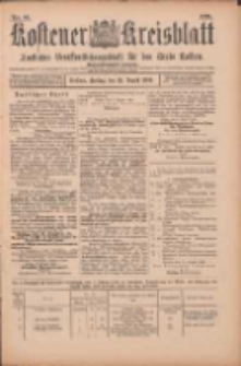 Kostener Kreisblatt: amtliches Ver&ouml;ffentlichungsblatt f&uuml;r den Kreis Kosten 1900.08.10 Jg.35 Nr64