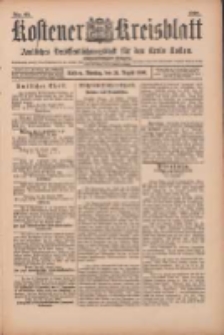 Kostener Kreisblatt: amtliches Ver&ouml;ffentlichungsblatt f&uuml;r den Kreis Kosten 1900.08.28 Jg.35 Nr69