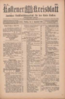 Kostener Kreisblatt: amtliches Ver&ouml;ffentlichungsblatt f&uuml;r den Kreis Kosten 1900.09.04 Jg.35 Nr71