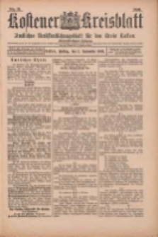 Kostener Kreisblatt: amtliches Veröffentlichungsblatt für den Kreis Kosten 1900.09.07 Jg.35 Nr72