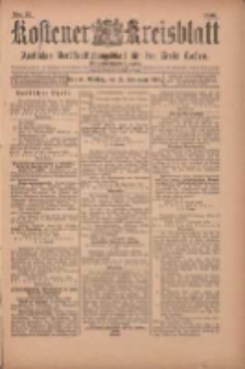 Kostener Kreisblatt: amtliches Ver&ouml;ffentlichungsblatt f&uuml;r den Kreis Kosten 1900.09.25 Jg.35 Nr77