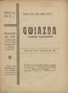 Gwiazda: tygodnik narodowy ilustrowany 1921.03.06 R.20 Nr10