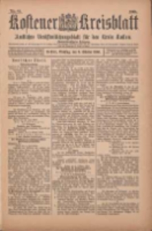 Kostener Kreisblatt: amtliches Ver&ouml;ffentlichungsblatt f&uuml;r den Kreis Kosten 1900.10.09 Jg.35 Nr81