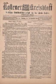 Kostener Kreisblatt: amtliches Ver&ouml;ffentlichungsblatt f&uuml;r den Kreis Kosten 1900.11.13 Jg.35 Nr91
