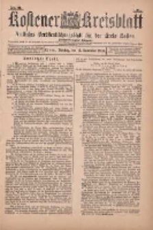 Kostener Kreisblatt: amtliches Veröffentlichungsblatt für den Kreis Kosten 1900.11.13 Jg.35 Nr91