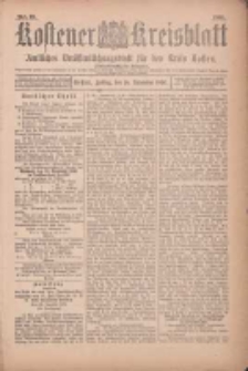 Kostener Kreisblatt: amtliches Veröffentlichungsblatt für den Kreis Kosten 1900.11.16 Jg.35 Nr92