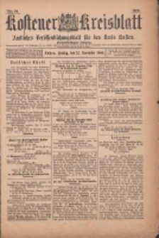 Kostener Kreisblatt: amtliches Ver&ouml;ffentlichungsblatt f&uuml;r den Kreis Kosten 1900.11.23 Jg.35 Nr94