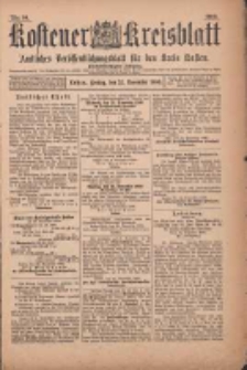 Kostener Kreisblatt: amtliches Veröffentlichungsblatt für den Kreis Kosten 1900.11.23 Jg.35 Nr94