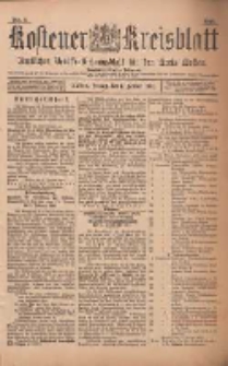Kostener Kreisblatt: amtliches Ver&ouml;ffentlichungsblatt f&uuml;r den Kreis Kosten 1901.01.04 Jg.36 Nr2