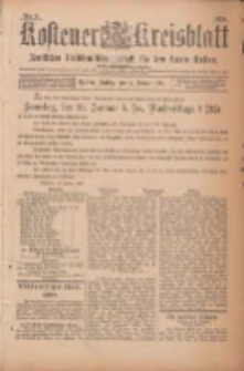 Kostener Kreisblatt: amtliches Ver&ouml;ffentlichungsblatt f&uuml;r den Kreis Kosten 1901.01.18 Jg.36 Nr6