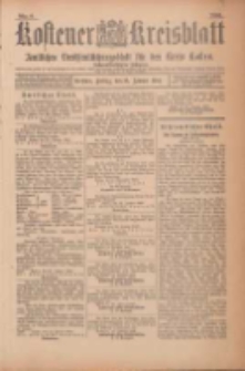 Kostener Kreisblatt: amtliches Ver&ouml;ffentlichungsblatt f&uuml;r den Kreis Kosten 1901.01.25 Jg.36 Nr8