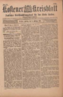 Kostener Kreisblatt: amtliches Ver&ouml;ffentlichungsblatt f&uuml;r den Kreis Kosten 1901.02.08 Jg.36 Nr12