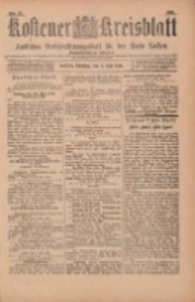 Kostener Kreisblatt: amtliches Ver&ouml;ffentlichungsblatt f&uuml;r den Kreis Kosten 1901.05.07 Jg.36 Nr37