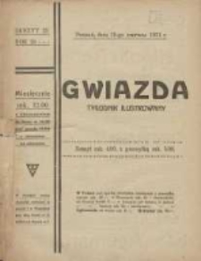 Gwiazda: tygodnik narodowy ilustrowany 1921.06.19 R.20 Nr25