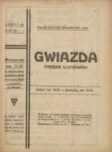 Gwiazda: tygodnik narodowy ilustrowany 1921.11.06 R.20 Nr45