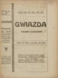 Gwiazda: tygodnik narodowy ilustrowany 1922.07.16 R.21 Nr29