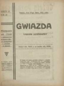 Gwiazda: tygodnik narodowy ilustrowany 1922.07.30 R.21 Nr31