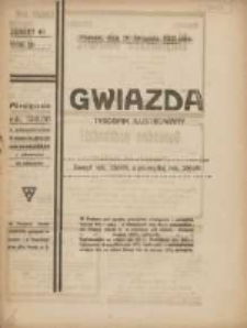 Gwiazda: tygodnik narodowy ilustrowany 1922.11.26 R.21 Nr48