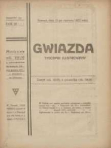 Gwiazda: tygodnik narodowy ilustrowany 1922.06.11 R.21 Nr24