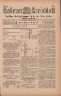 Kostener Kreisblatt: amtliches Ver&ouml;ffentlichungsblatt f&uuml;r den Kreis Kosten 1901.05.31 Jg.36 Nr44
