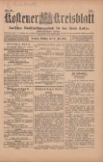 Kostener Kreisblatt: amtliches Ver&ouml;ffentlichungsblatt f&uuml;r den Kreis Kosten 1901.06.11 Jg.36 Nr47