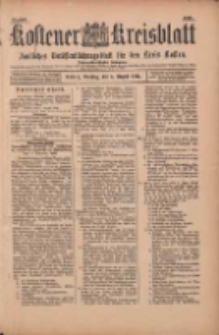 Kostener Kreisblatt: amtliches Ver&ouml;ffentlichungsblatt f&uuml;r den Kreis Kosten 1901.08.06 Jg.36 Nr63