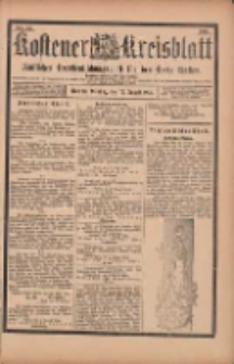 Kostener Kreisblatt: amtliches Ver&ouml;ffentlichungsblatt f&uuml;r den Kreis Kosten 1901.08.13 Jg.36 Nr65
