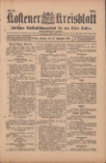 Kostener Kreisblatt: amtliches Ver&ouml;ffentlichungsblatt f&uuml;r den Kreis Kosten 1901.09.27 Jg.36 Nr78