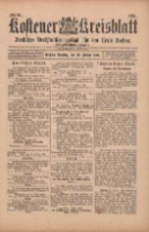 Kostener Kreisblatt: amtliches Ver&ouml;ffentlichungsblatt f&uuml;r den Kreis Kosten 1901.10.29 Jg.36 Nr87