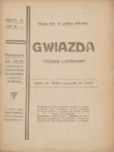 Gwiazda: tygodnik narodowy ilustrowany 1922.12.10 R.21 Nr50