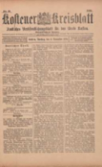 Kostener Kreisblatt: amtliches Ver&ouml;ffentlichungsblatt f&uuml;r den Kreis Kosten 1901.11.05 Jg.36 Nr89