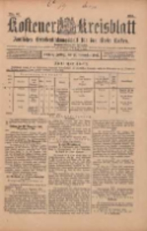 Kostener Kreisblatt: amtliches Ver&ouml;ffentlichungsblatt f&uuml;r den Kreis Kosten 1901.11.15 Jg.36 Nr92