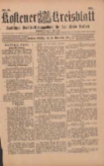 Kostener Kreisblatt: amtliches Ver&ouml;ffentlichungsblatt f&uuml;r den Kreis Kosten 1901.11.26 Jg.36 Nr95