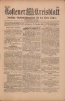 Kostener Kreisblatt: amtliches Ver&ouml;ffentlichungsblatt f&uuml;r den Kreis Kosten 1901.12.27 Jg.36 Nr104